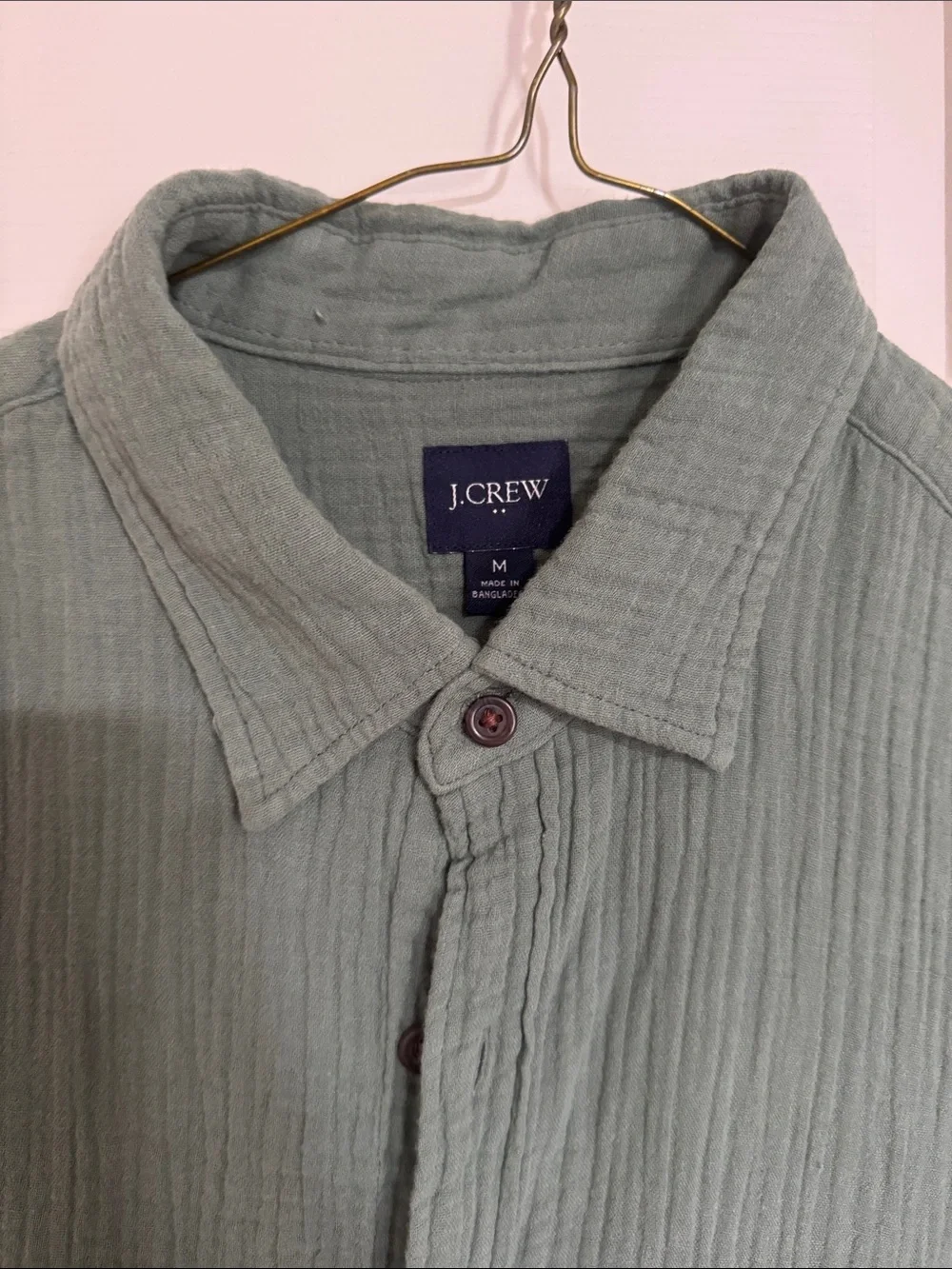 J Crew short sleeve button